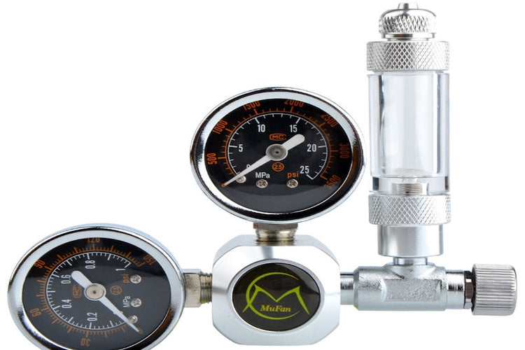 CO2 Regulator Solenoid Valve Bubble Counter